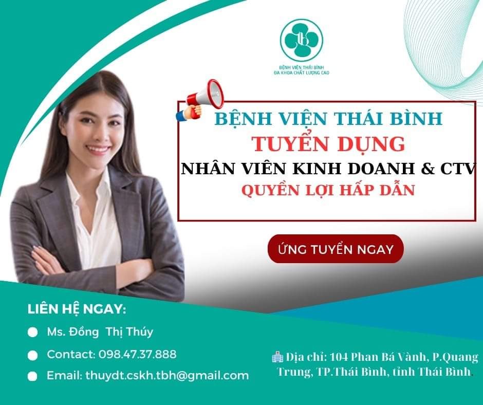 TUYỂN DỤNG NHÂN VIÊN KINH DOANH, CTV