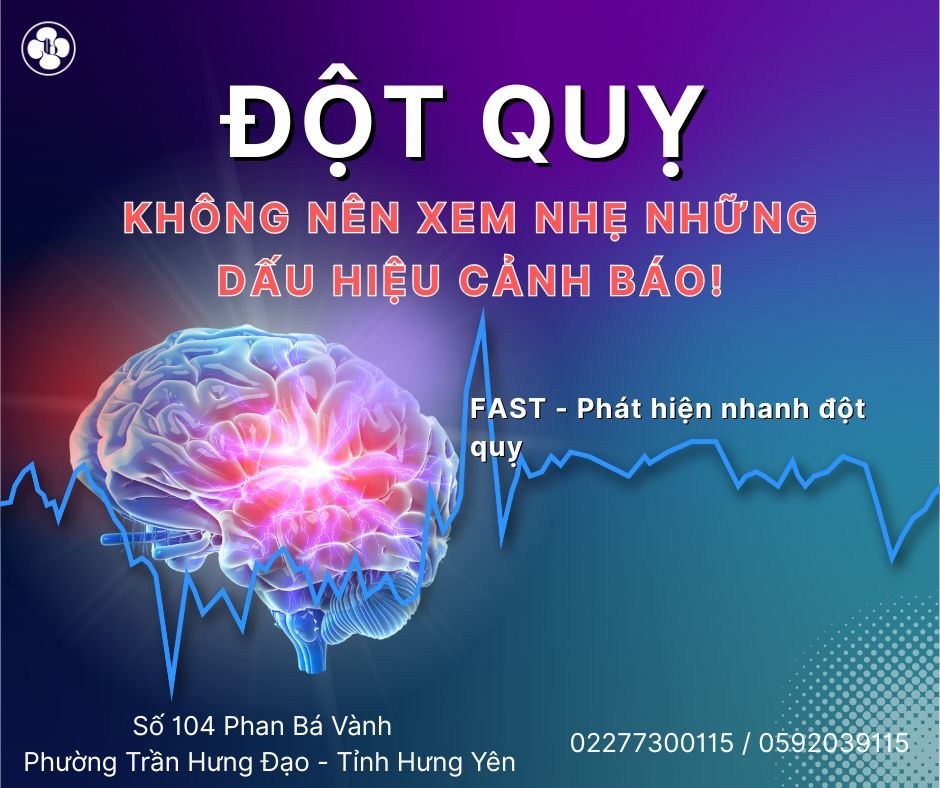 ĐỘT QUỴ – DẤU HIỆU CẢNH BÁO SỚM KHÔNG THỂ BỎ QUA!
