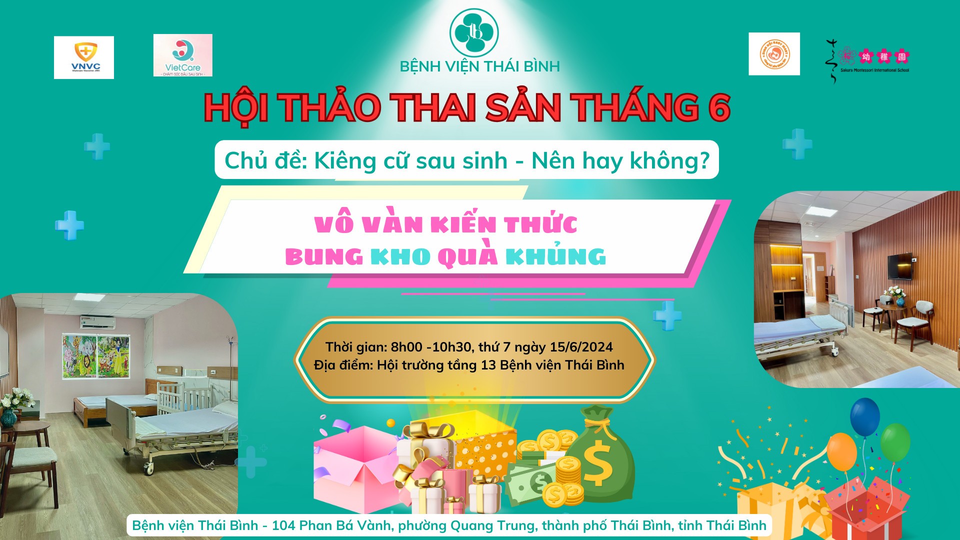 THAM GIA HỘI THẢO THAI SẢN THÁNG 6 TẠI BỆNH VIỆN THÁI BÌNH CÓ GÌ?