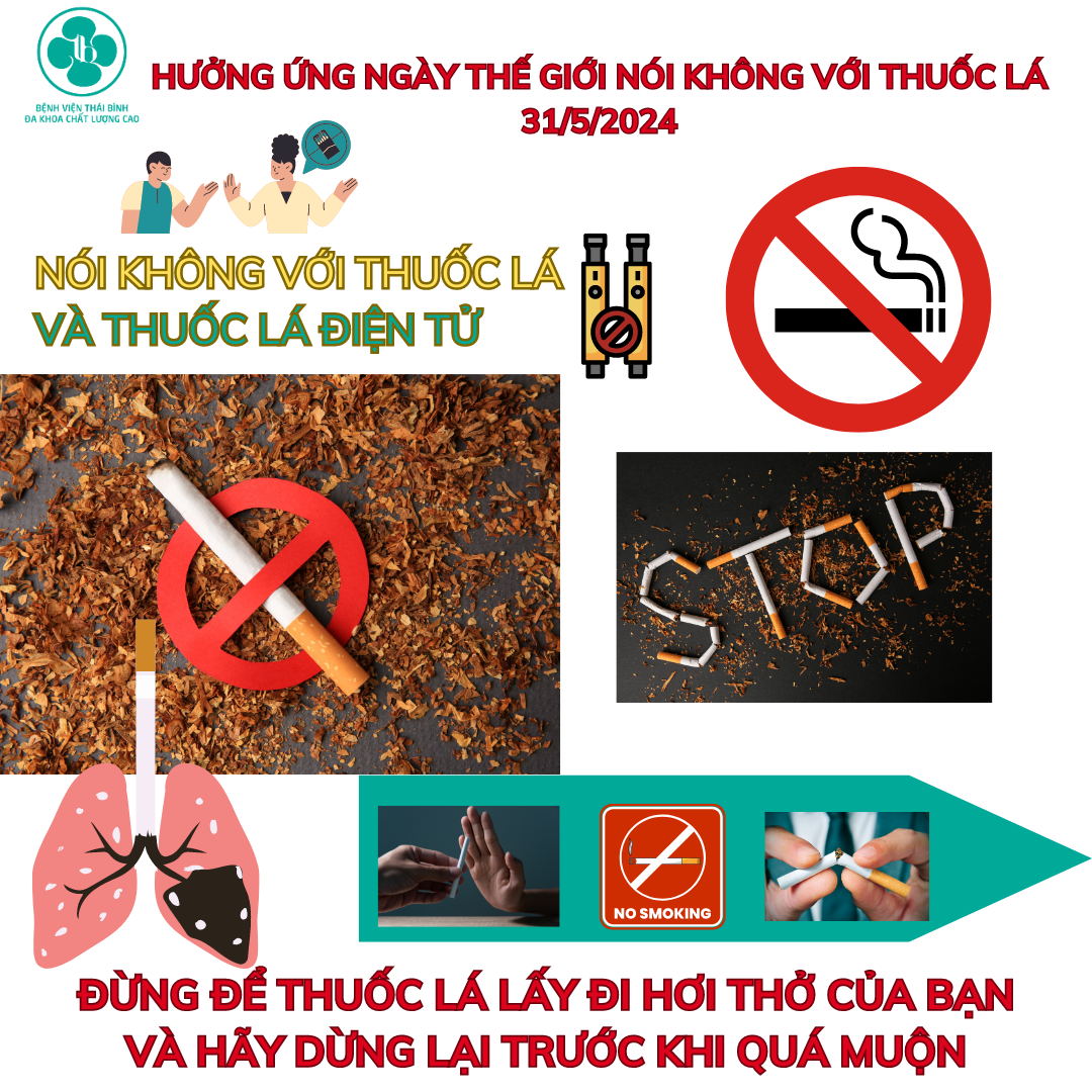 HƯỞNG ỨNG NGÀY THẾ GIỚI NÓI KHÔNG VỚI THUỐC LÁ 31/5/2024