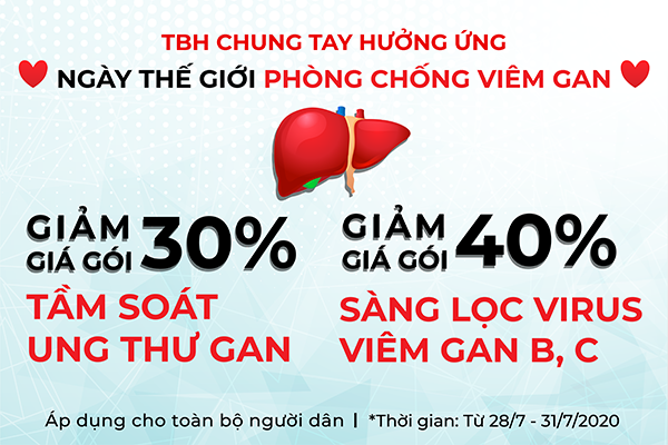 Ưu đãi nhân Ngày Thế giới Phòng chống Viêm gan