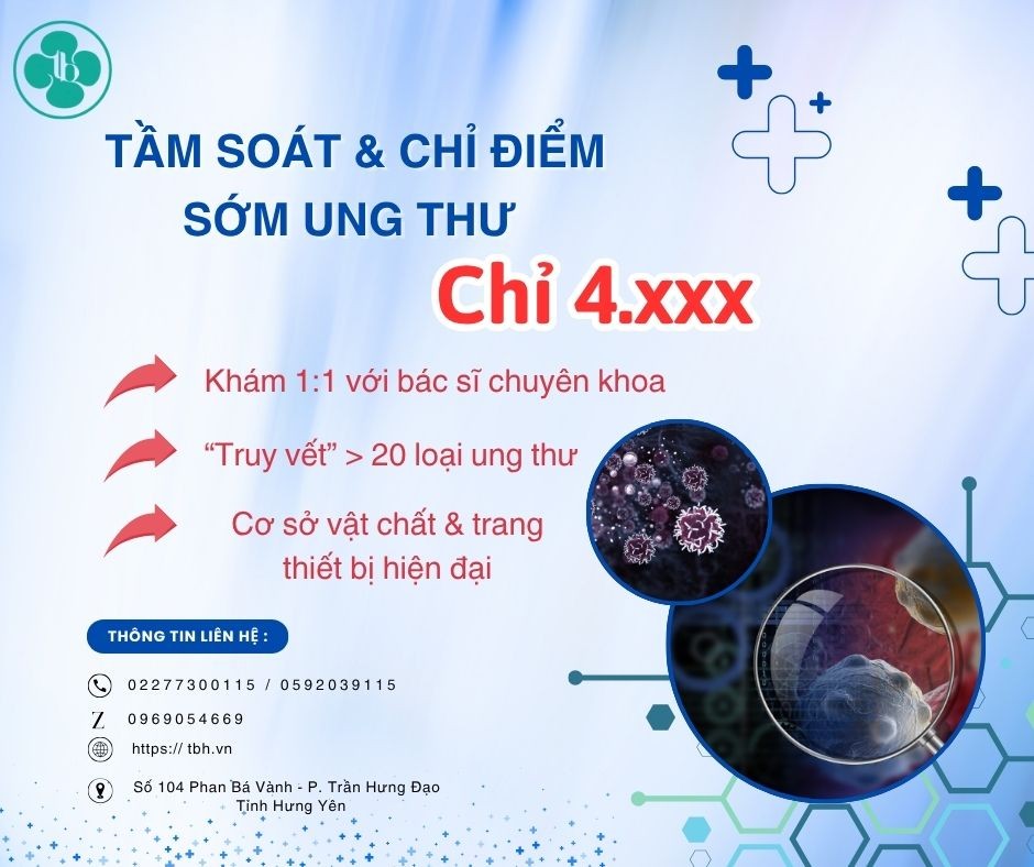 TẦM SOÁT VÀ CHỈ ĐIỂM UNG THƯ NỮ TẠI BỆNH VIỆN THÁI BÌNH