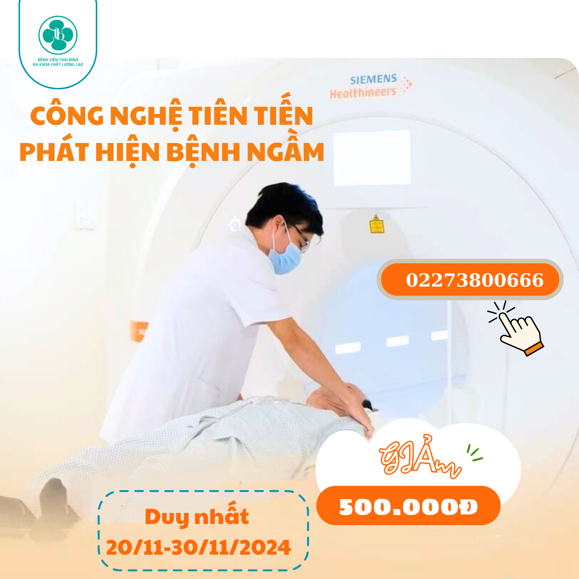 Ưu đãi giảm giá chụp MRI 500.000₫